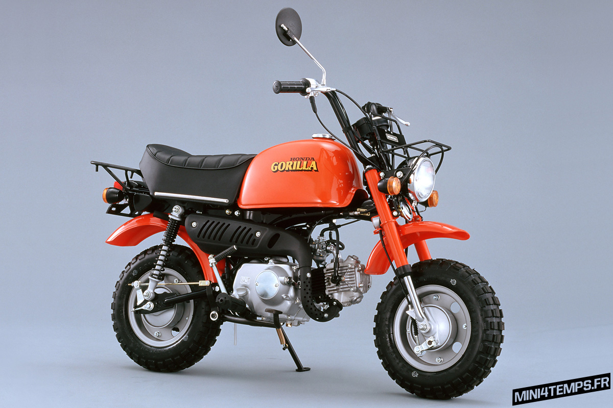 Honda Monkey Gorilla rouge de 1978 - mini4temps.fr