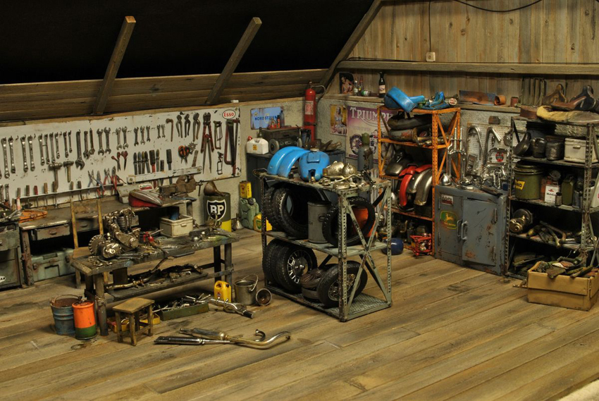 Mario Rapinett - World Miniatures - Garage et atelier moto miniature - mini4temps.fr