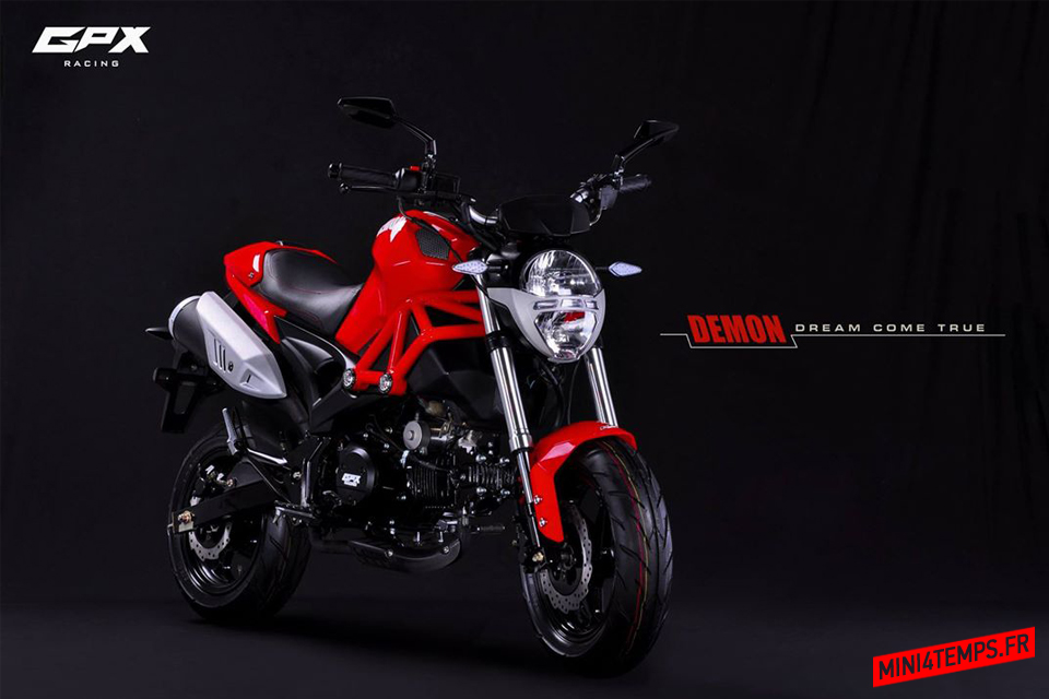 GPX Demon 125 : la mini-Ducati Monster sauce Thaï - mini4temps.fr