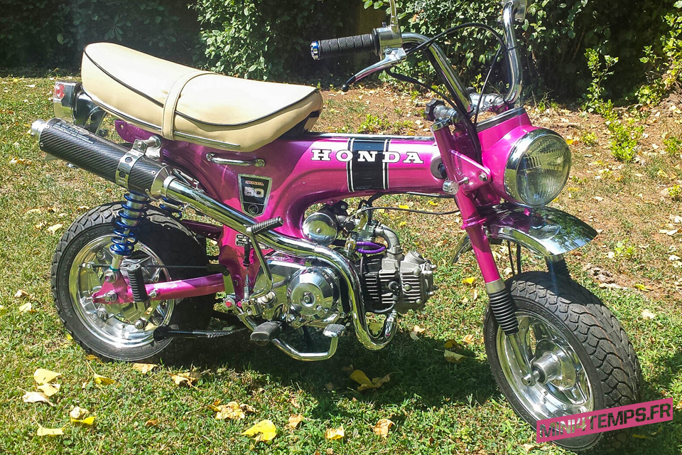 Pink '75 Honda Dax - mini4temps.fr