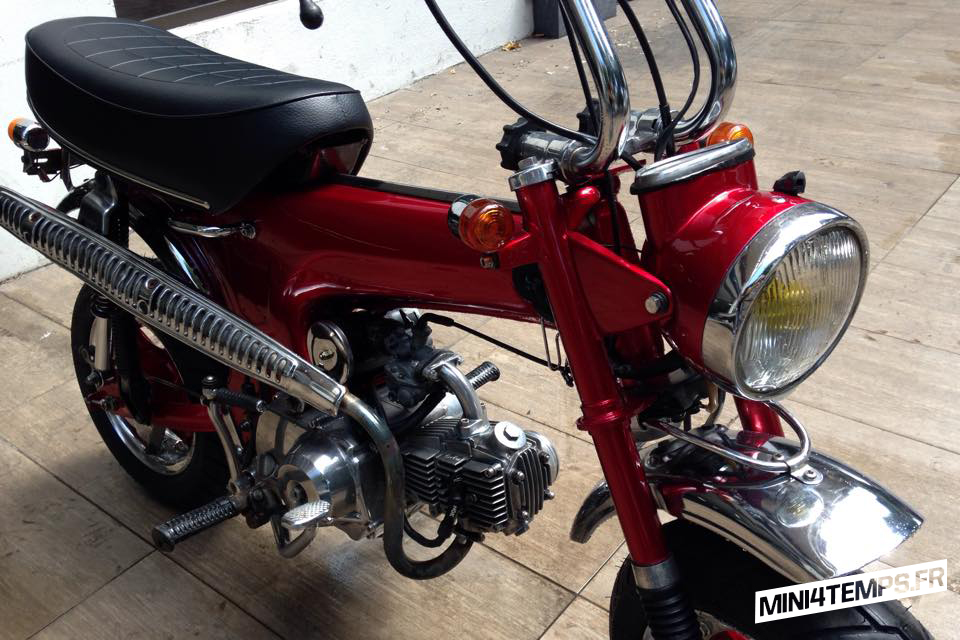 Honda Dax ST70 red by Duke Motorcycles - mini4temps.fr