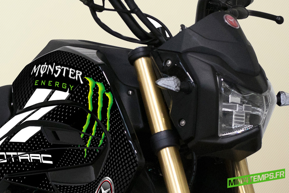 Motrac M-OX 50cc Monster Energy et Alpinestars - mini4temps.fr
