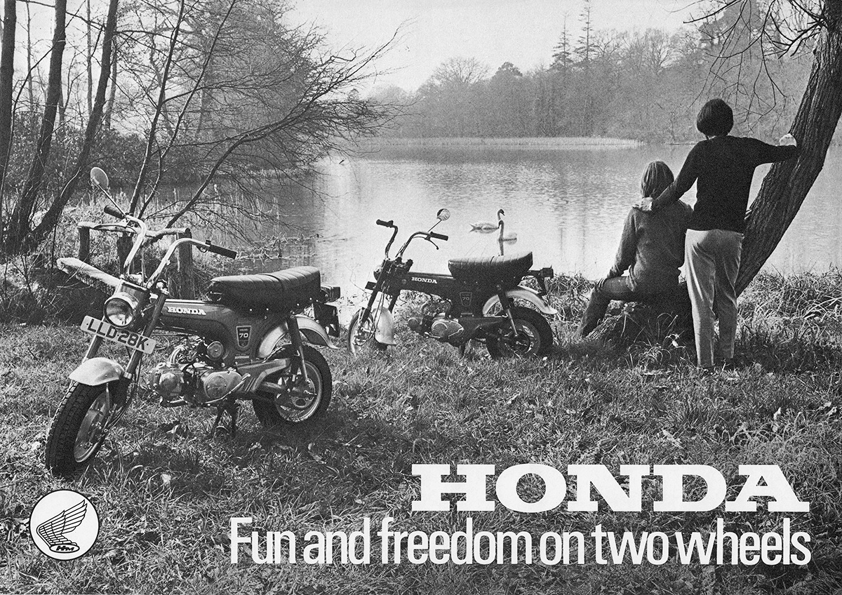 Brochure vintage Honda Dax ST70 - mini4temps.fr