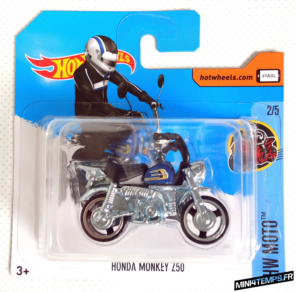 Hotwheels Honda Monkey Z50 - mini4temps.fr