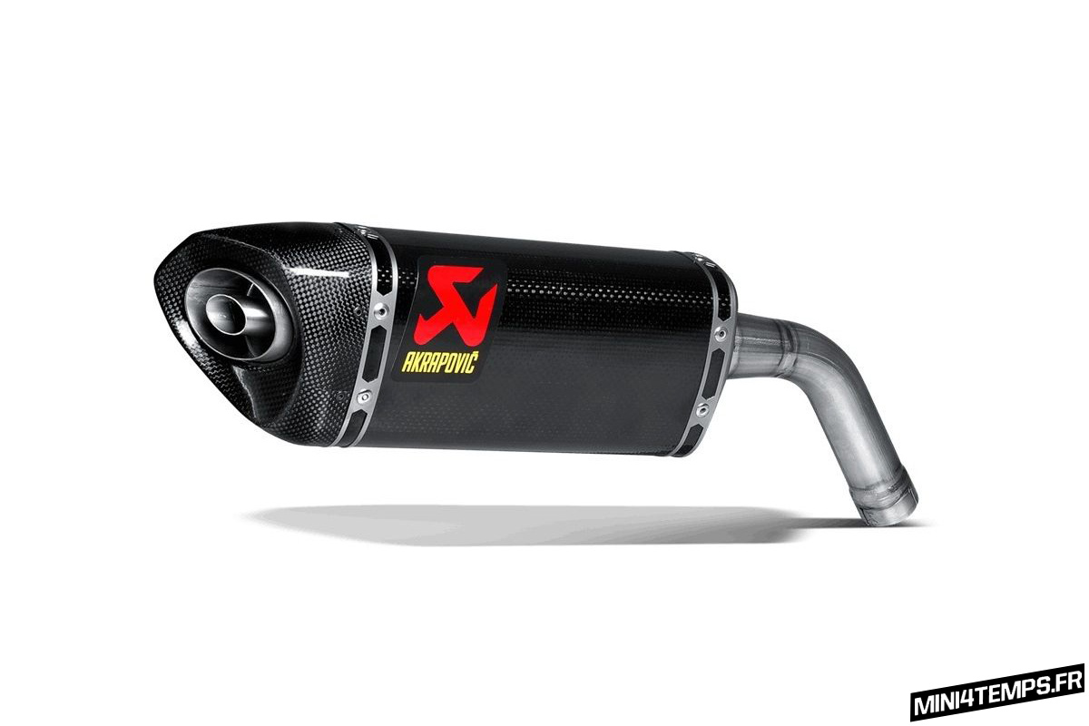 Echappement Akrapovic Slip-On pour Honda MSX 125 - mini4temps.fr