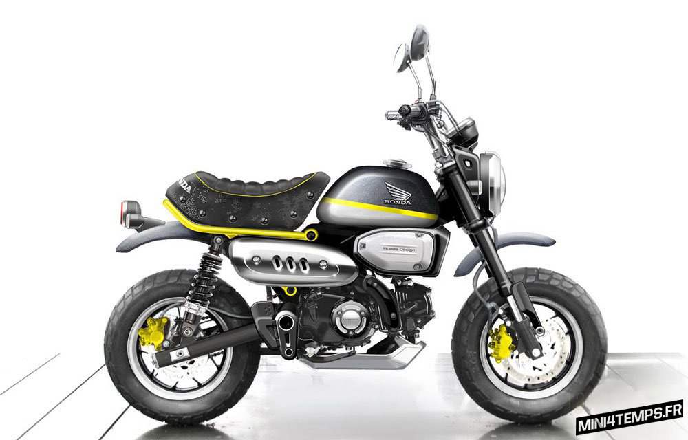 Honda Monkey 125 : déjà deux concepts bikes ! - mini4temps.fr