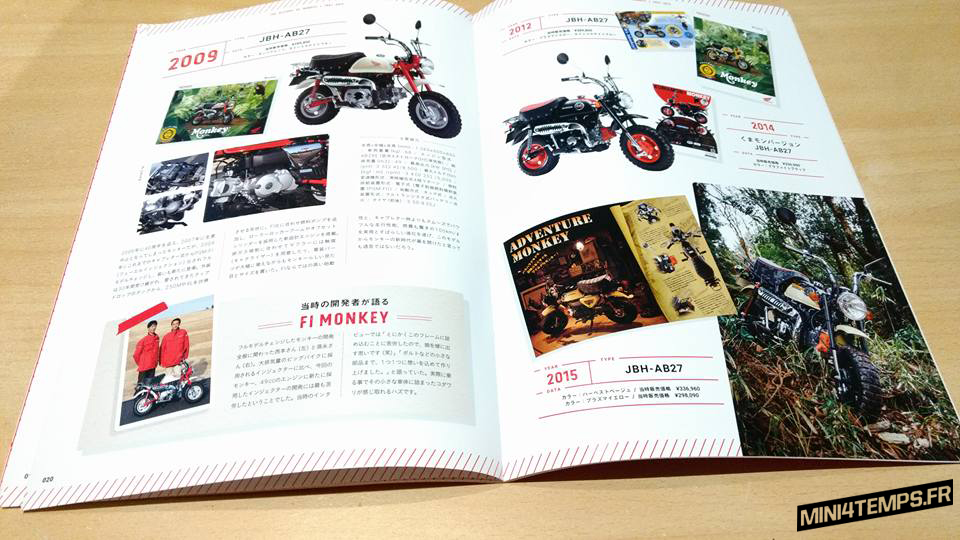 Honda MONKEY 50th spécial brochure - mini4temps.fr