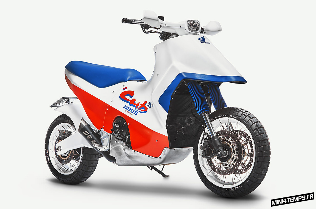 EZ Rider : un hommage au Cub EZ90 avec un X-ADV - mini4temps.fr