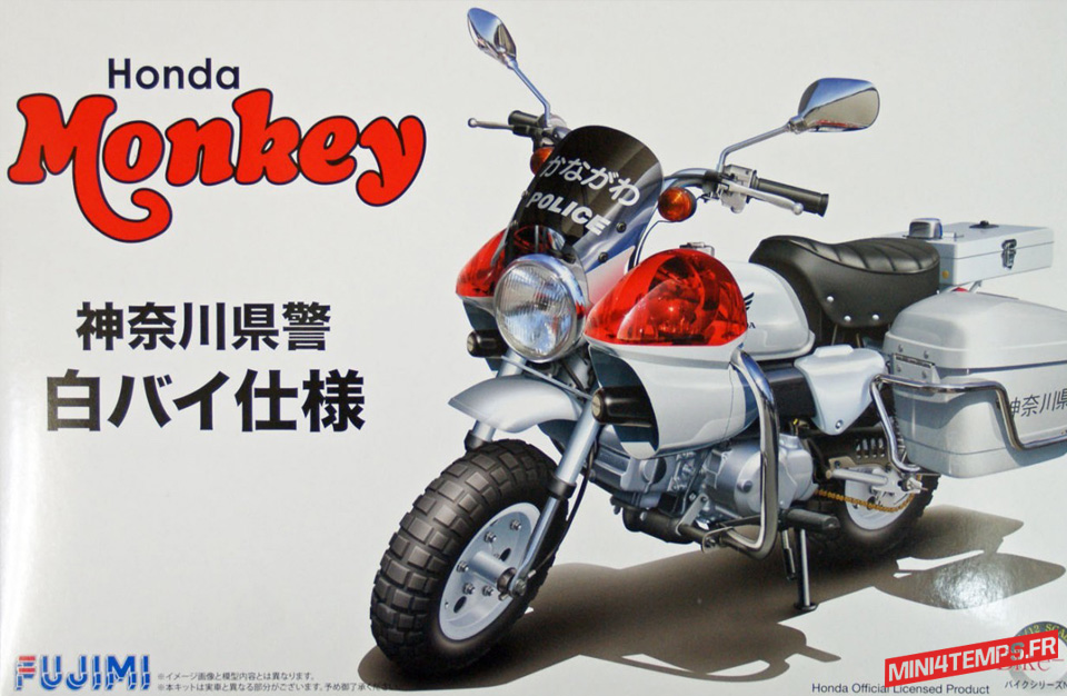 Maquette Fujimi Honda Monkey Police - mini4temps.fr