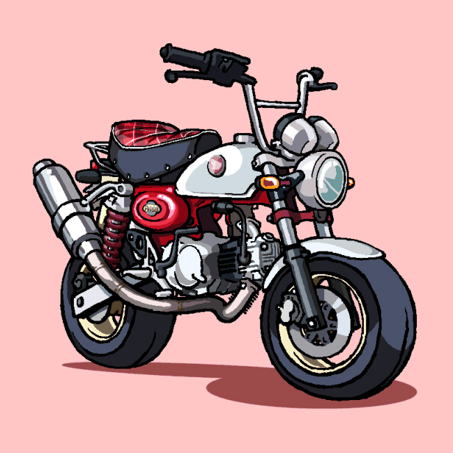 Des dessins de Honda Monkey - mini4temps.fr