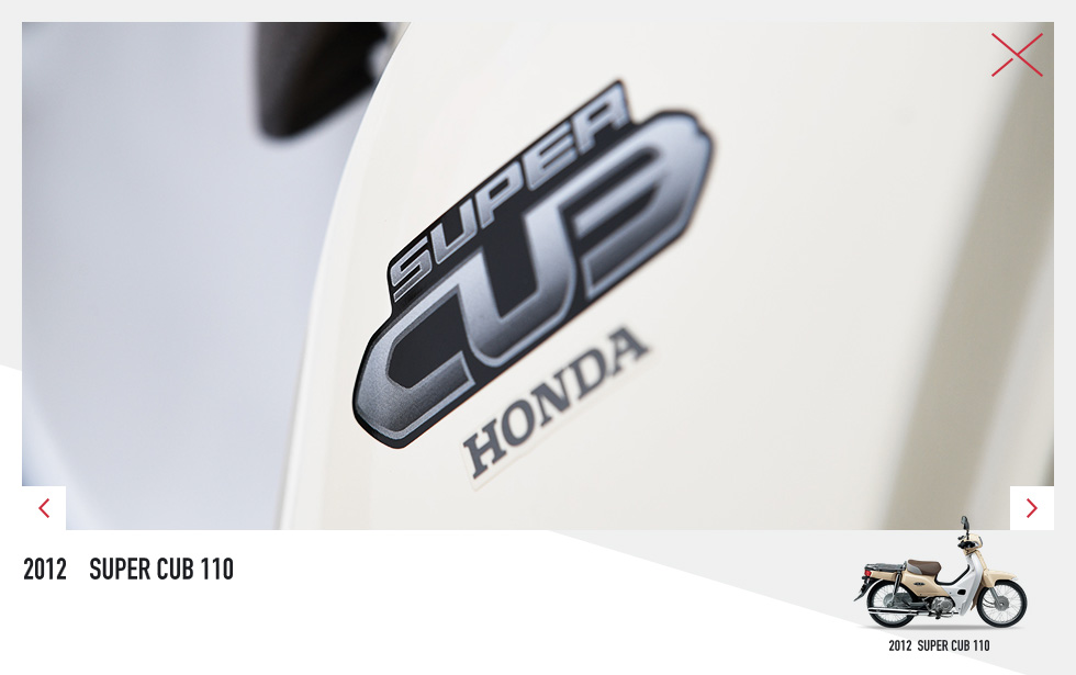 Les emblèmes du Honda Cub depuis ses débuts - mini4temps.fr
