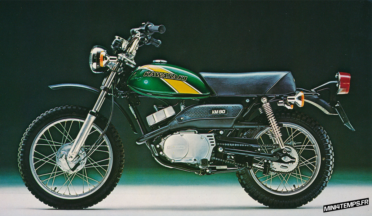 Kawasaki KM90 de 1976 - mini4temps.fr