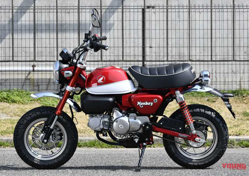 Honda Monkey 125cc 2018 rouge - mini4temps.fr