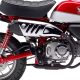 Le Honda Monkey 125 2018 Pearl Nebula Red en détails - mini4temps.fr