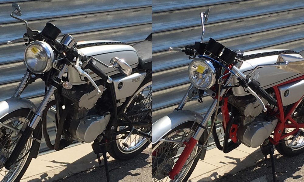 Honda Dream 50 AC15 cadre noir - mini4temps.fr