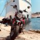 Le Honda Monkey 125 2018 rouge de Karl à Saint-Tropez - mini4temps.fr