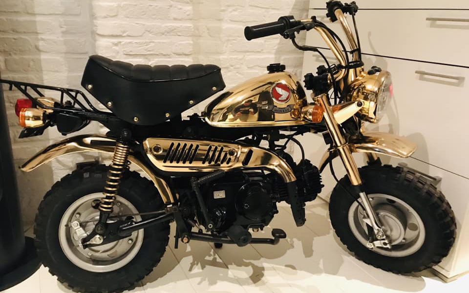 Le Honda Monkey Gold Limited Edition de 1996 - mini4temps.fr