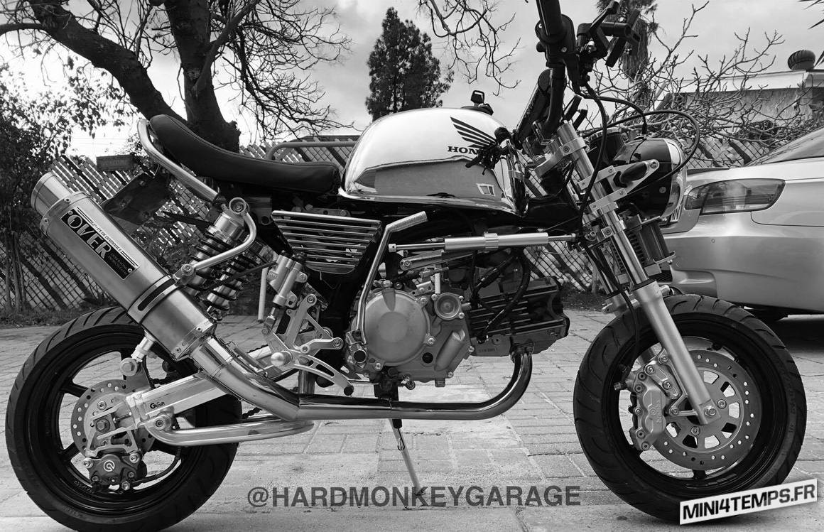 Le Le Honda Monkey de Che Way de Hard Monkey Garage - mini4temps.fr