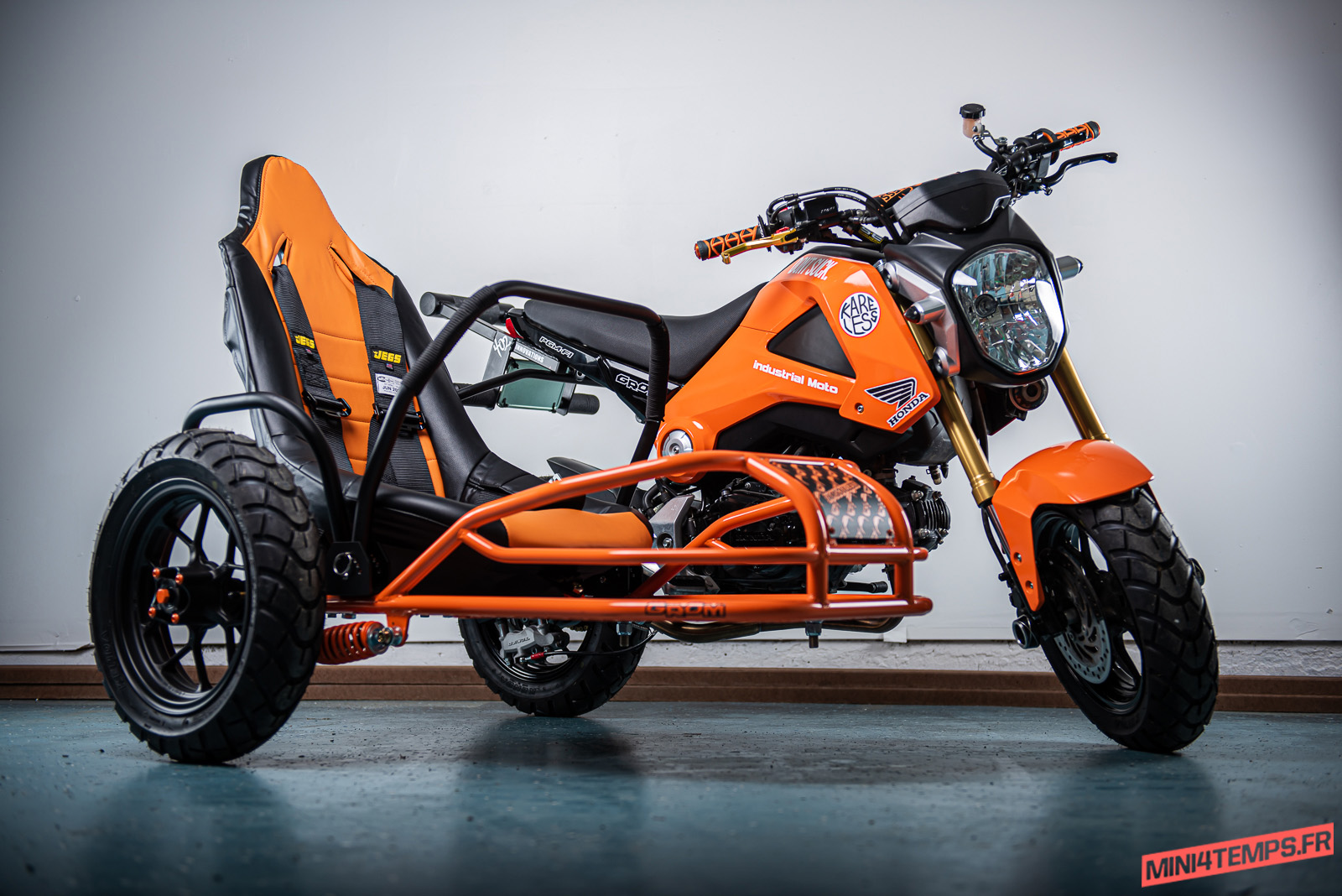 Le projet Angel Kit Side Car pour Honda MSX 125 d'Industrial Moto - mini4temps.fr