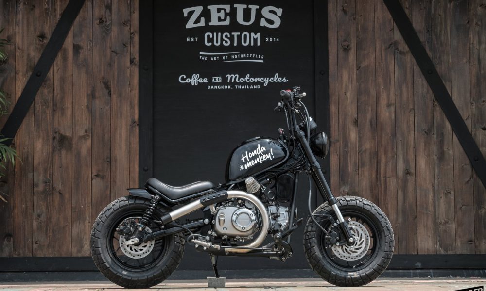 Honda Monkey 125 JAAK! Project by Zeus Custom - mini4temps.fr