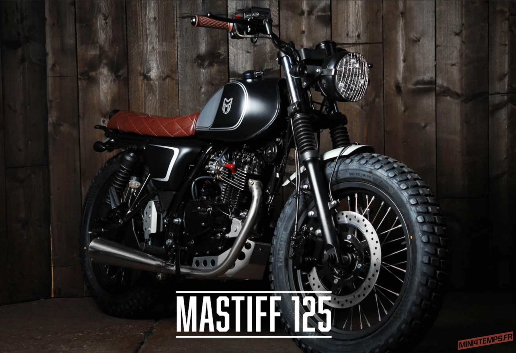 Mutt Motorcycles Mastiff 125 cc Moto Néo-Rétro - mini4temps.fr