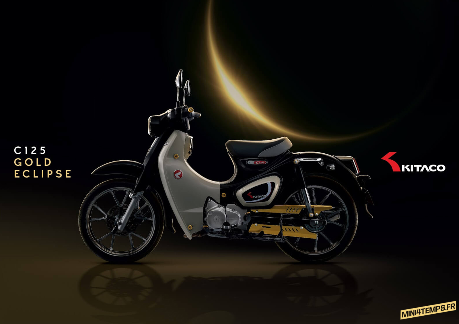 Kitaco Honda Cub 125 Gold Eclipse - mini4temps.fr