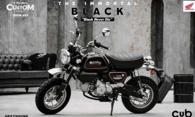 Honda Monkey The Immortal Black Edition by Cub House - mini4temps.fr