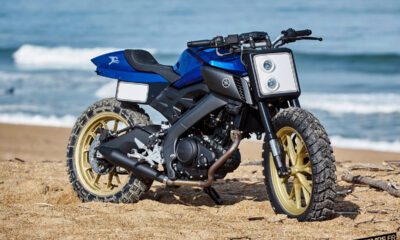 La Yamaha MT-125 tracker de Kingston Custom - mini4temps.fr