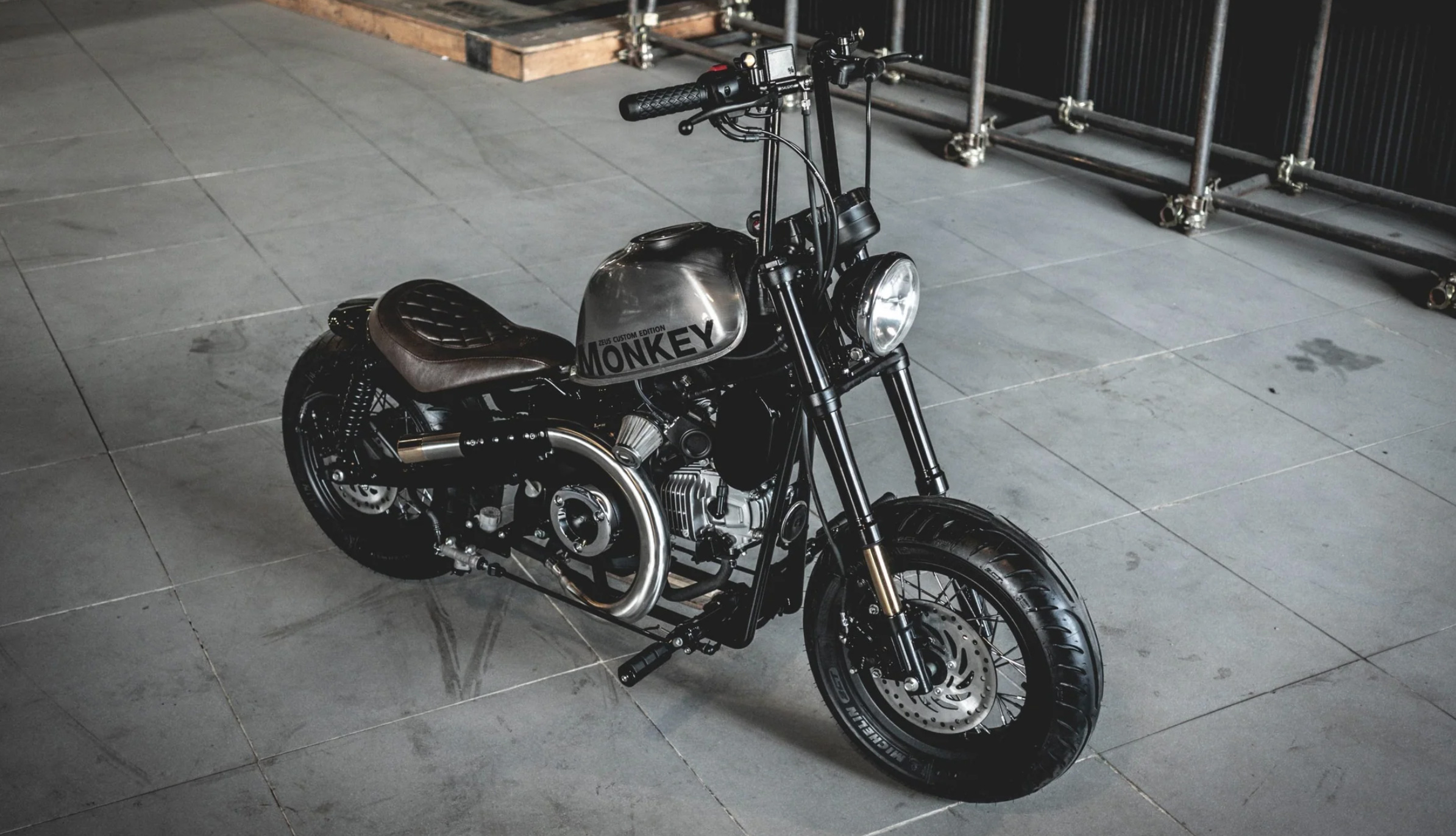 Honda Monkey 125 The Talos by Zeus Custom - Mini4temps.fr