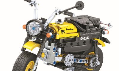 Honda Monkey en Légo Block - mini4temps.fr