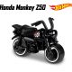 Honda Monkey Z50 2019 noir chez Hotwheels - mini4temps.fr