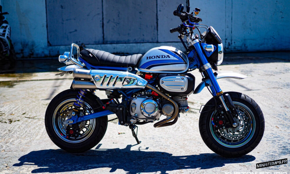 Honda Monkey 125 Freddie Spencer by Kustomstudio - mini4temps.fr